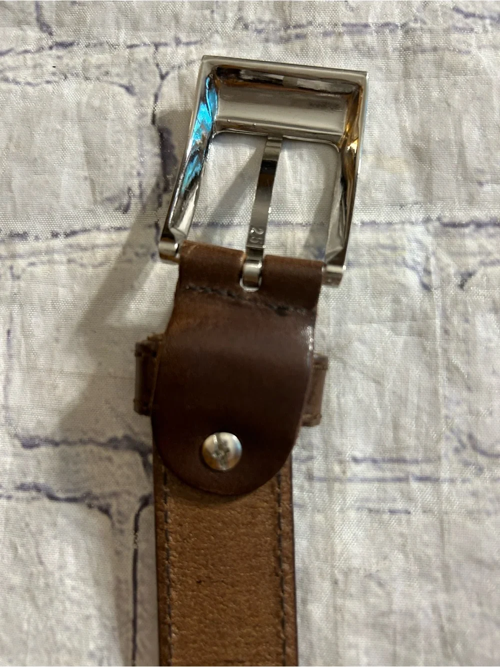 VERO CUOIO BROWN LEATHER ITALY MADE  & BLACK WESTERN FULL GRAIN BELTS